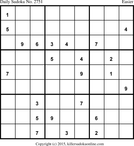 Killer Sudoku for 9/14/2015