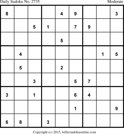Killer Sudoku for 8/29/2015