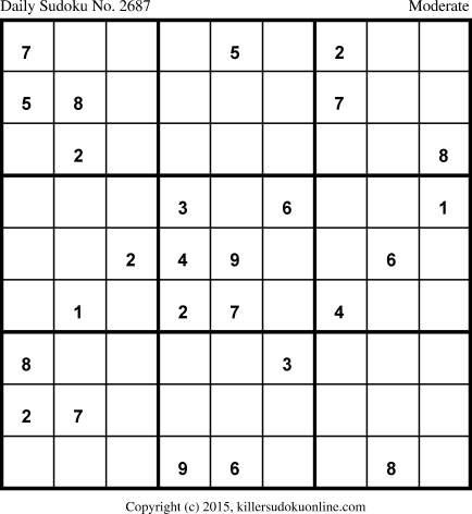 Killer Sudoku for 7/12/2015