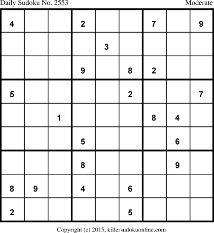 Killer Sudoku for 2/28/2015
