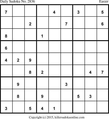 Killer Sudoku for 12/8/2015