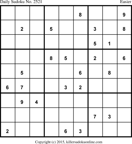 Killer Sudoku for 1/27/2015