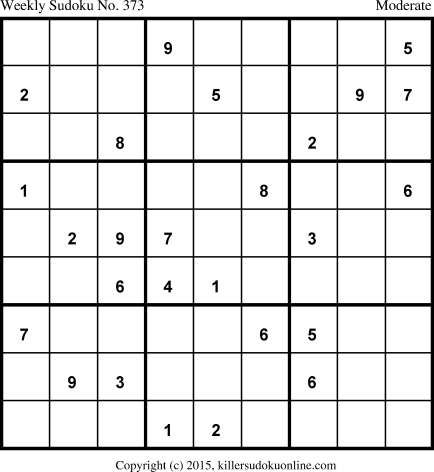 Killer Sudoku for 4/27/2015