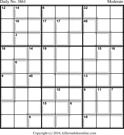 Killer Sudoku for 7/14/2016