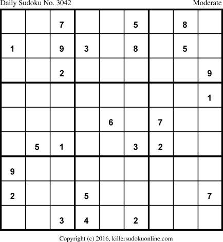 Killer Sudoku for 7/1/2016