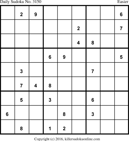 Killer Sudoku for 10/17/2016
