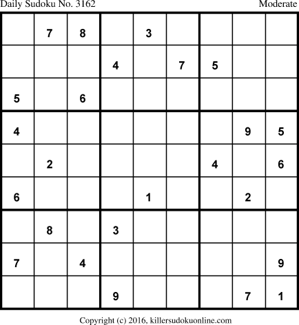 Killer Sudoku for 10/29/2016