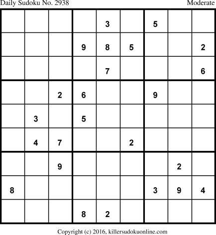 Killer Sudoku for 3/19/2016