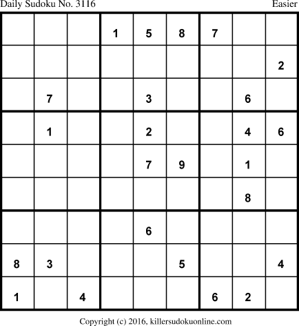 Killer Sudoku for 9/13/2016