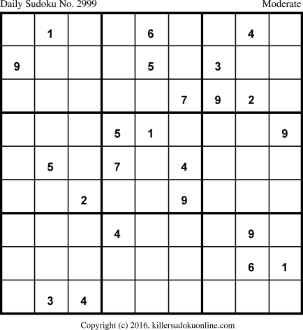 Killer Sudoku for 5/19/2016