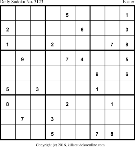 Killer Sudoku for 9/20/2016