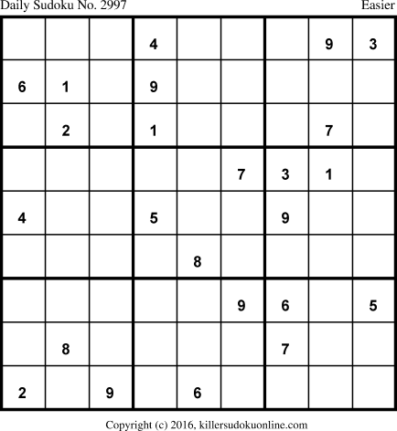 Killer Sudoku for 5/17/2016