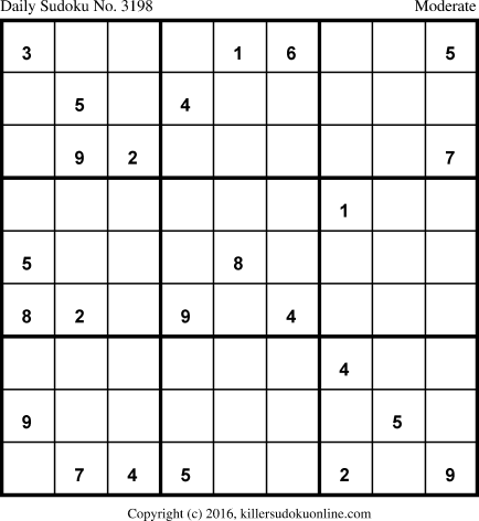Killer Sudoku for 12/4/2016