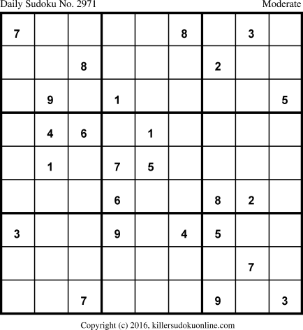 Killer Sudoku for 4/21/2016