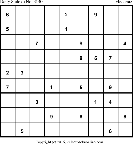Killer Sudoku for 10/7/2016