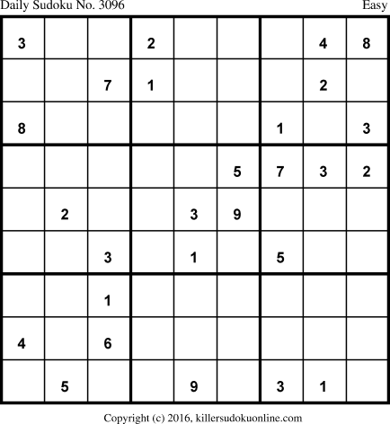 Killer Sudoku for 8/24/2016