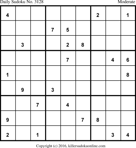 Killer Sudoku for 9/25/2016