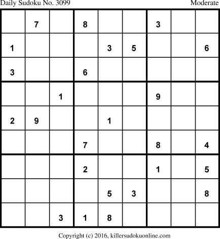 Killer Sudoku for 8/27/2016