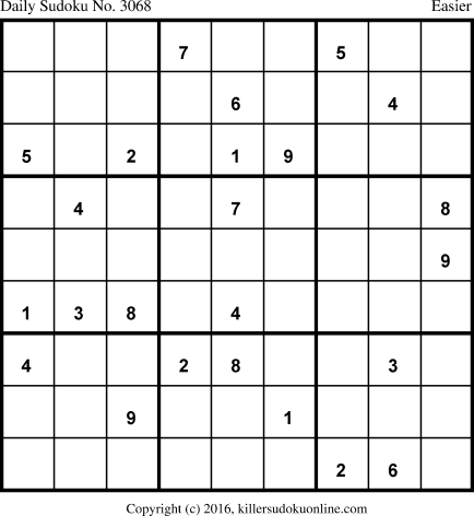 Killer Sudoku for 7/27/2016
