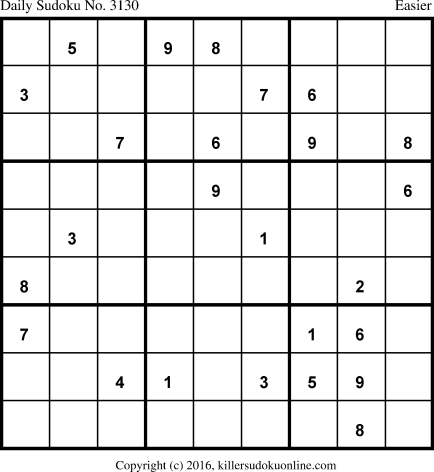 Killer Sudoku for 9/27/2016