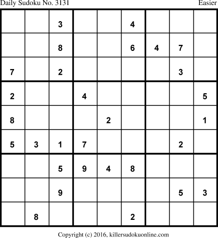 Killer Sudoku for 9/28/2016