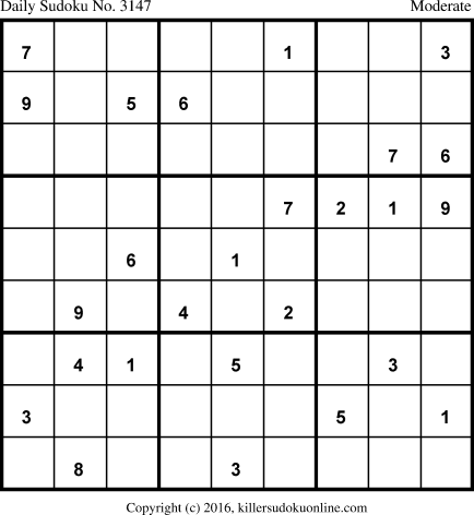 Killer Sudoku for 10/14/2016