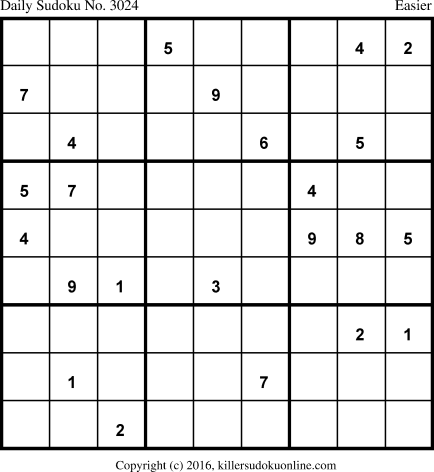 Killer Sudoku for 6/13/2016