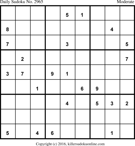 Killer Sudoku for 4/15/2016