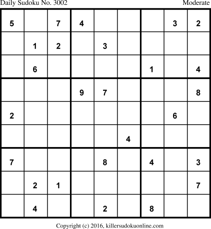 Killer Sudoku for 5/22/2016