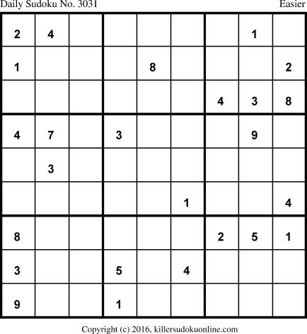Killer Sudoku for 6/20/2016