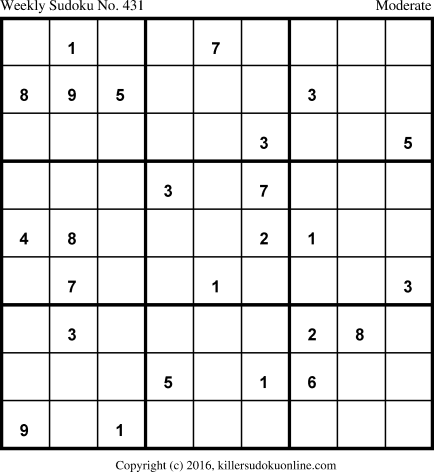 Killer Sudoku for 6/6/2016