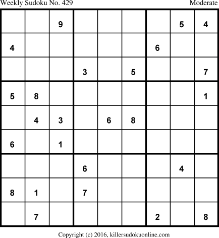 Killer Sudoku for 5/23/2016