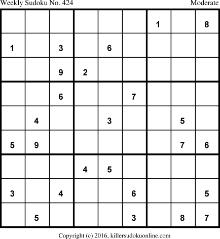 Killer Sudoku for 4/18/2016