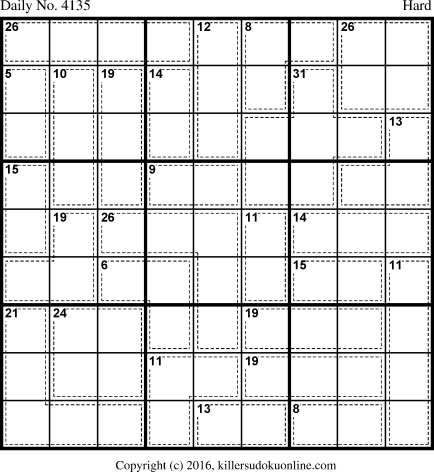 Killer Sudoku for 4/14/2017