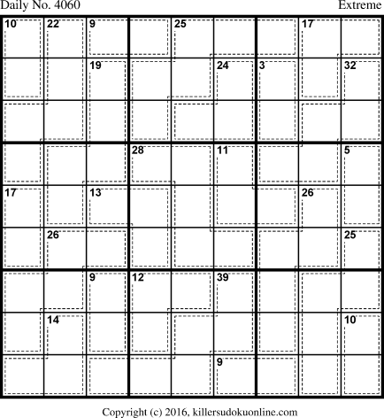 Killer Sudoku for 1/29/2017