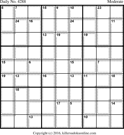 Killer Sudoku for 9/14/2017