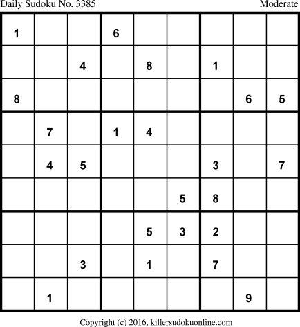 Killer Sudoku for 6/9/2017