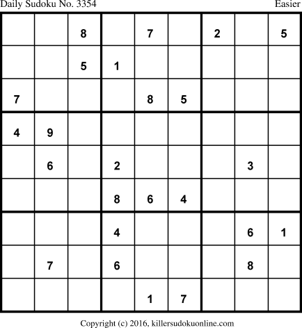 Killer Sudoku for 5/9/2017