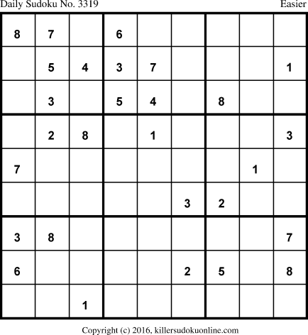 Killer Sudoku for 4/4/2017