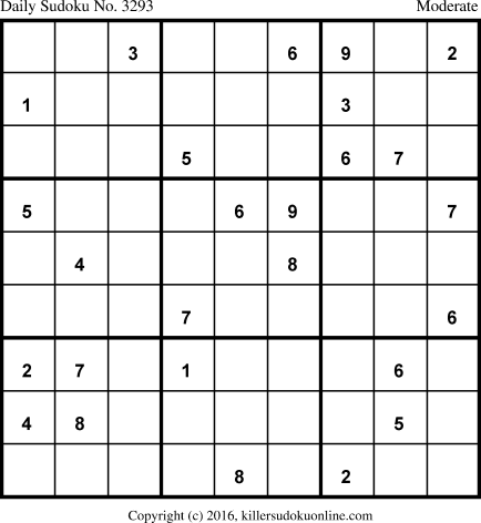Killer Sudoku for 3/9/2017