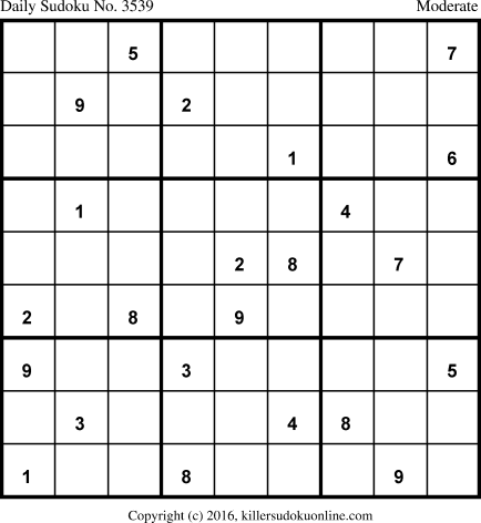 Killer Sudoku for 11/10/2017