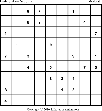 Killer Sudoku for 10/21/2017