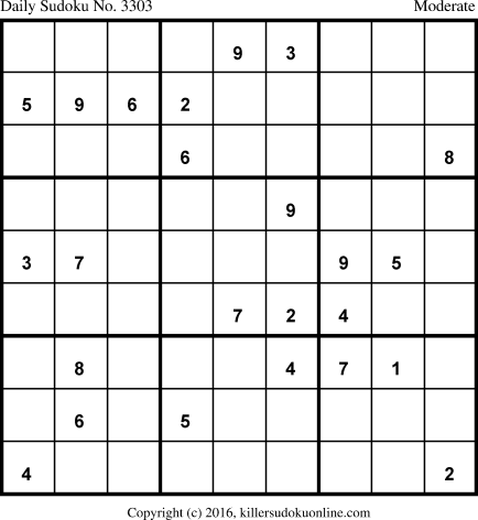 Killer Sudoku for 3/19/2017
