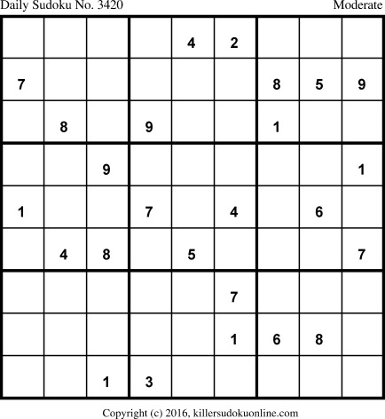 Killer Sudoku for 7/14/2017
