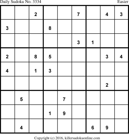 Killer Sudoku for 4/19/2017