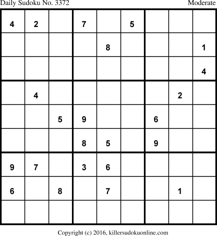 Killer Sudoku for 5/27/2017