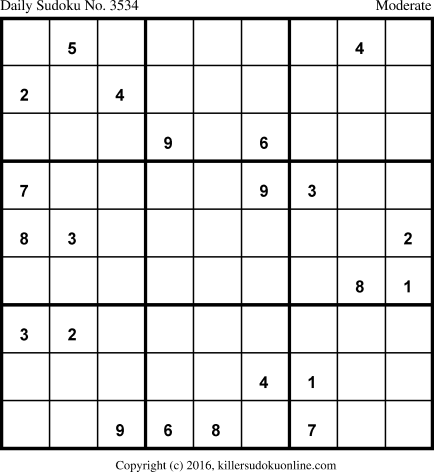 Killer Sudoku for 11/5/2017