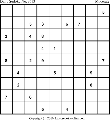 Killer Sudoku for 11/4/2017