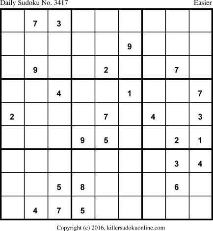 Killer Sudoku for 7/11/2017