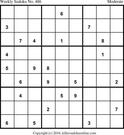 Killer Sudoku for 6/26/2017